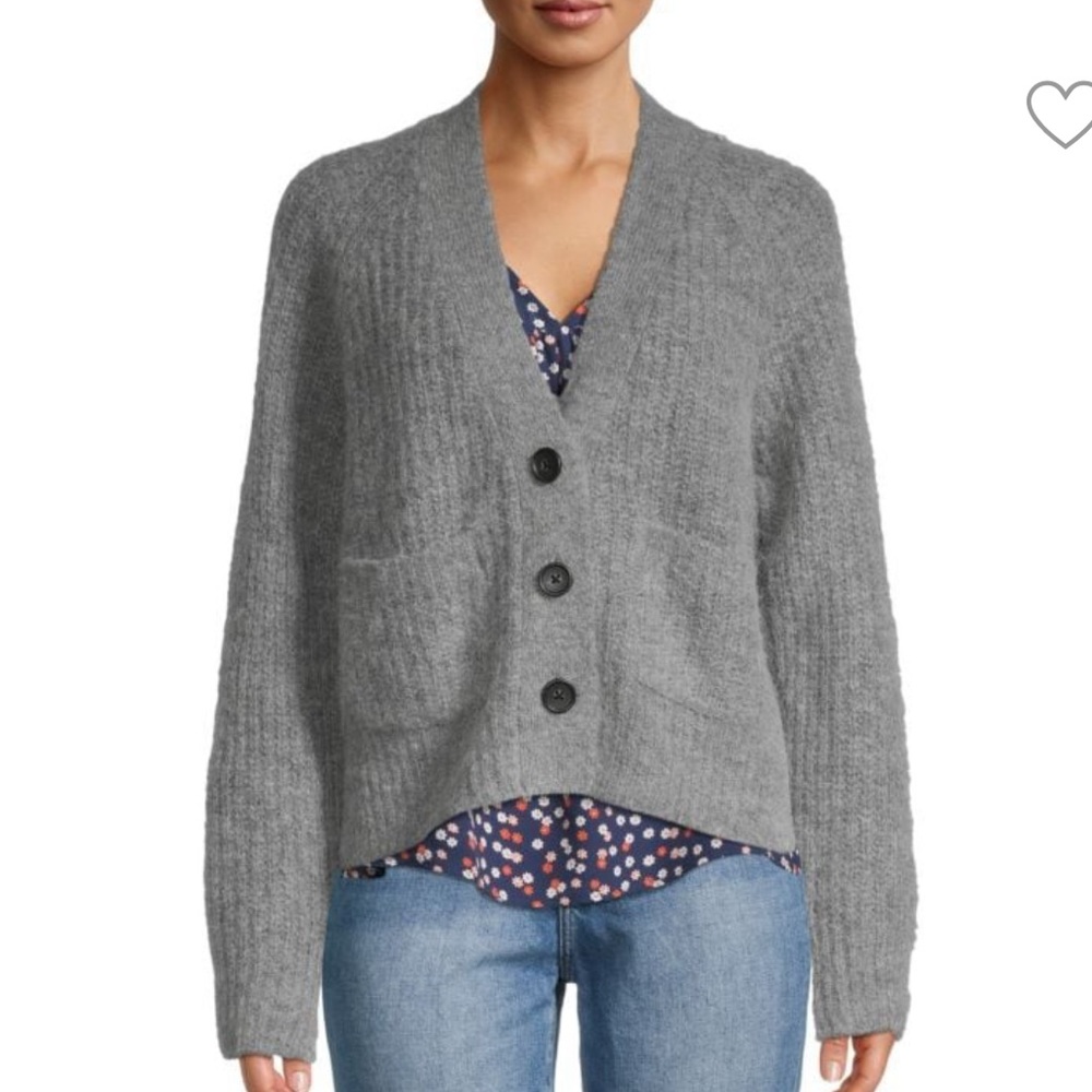 A.L.C V-Neck Cardigan Wool Small